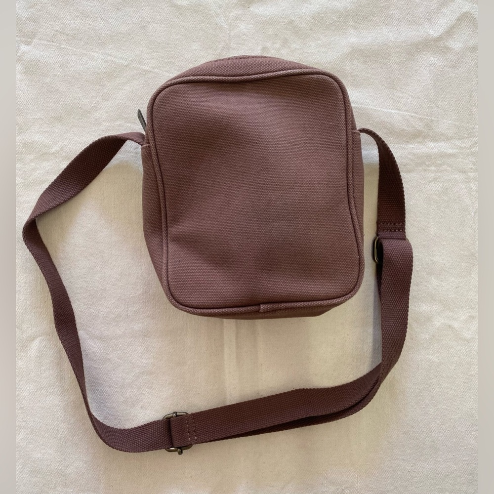 Pendleton Alto Mesa Crossbody Satchel Brown Cotton Canvas Wool Panel Unisex - Picture 5 of 9